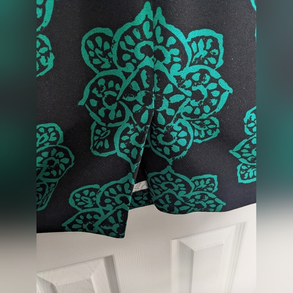 Nine West black and green print tank dress - Picture 4 of 4